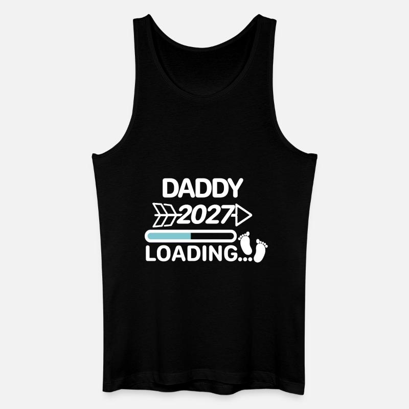 Daddy 2027 - Männer Bio Tank Top - Schwarz