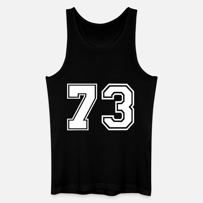 73 - Männer Bio Tank Top - Schwarz