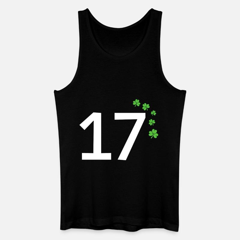 17 - Männer Bio Tank Top - Schwarz
