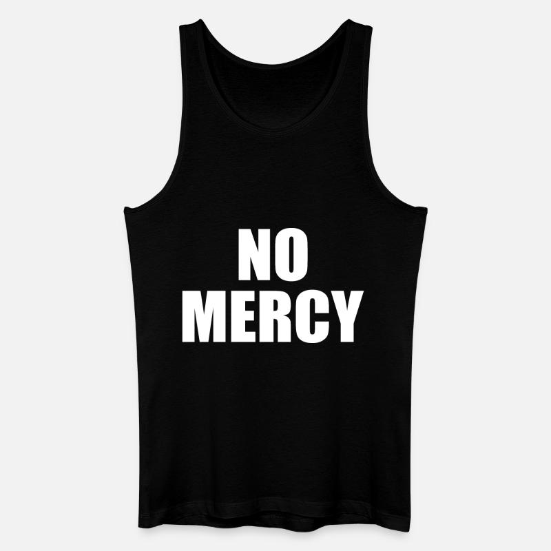 No mercy - Männer Bio Tank Top - Schwarz