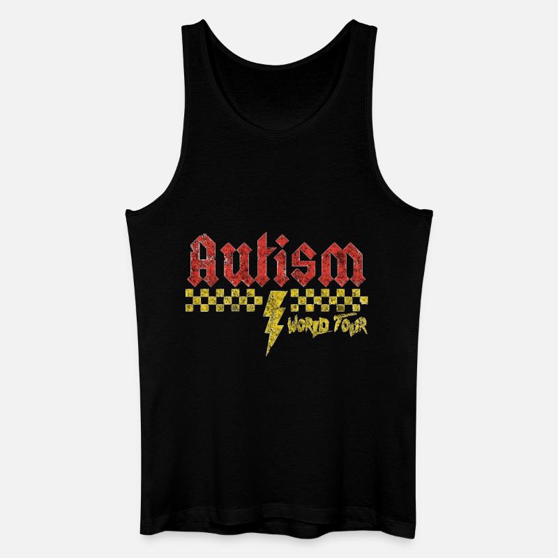 Autismus-Bewusstsein: anders, anders, besser - Männer Bio Tank Top - Schwarz