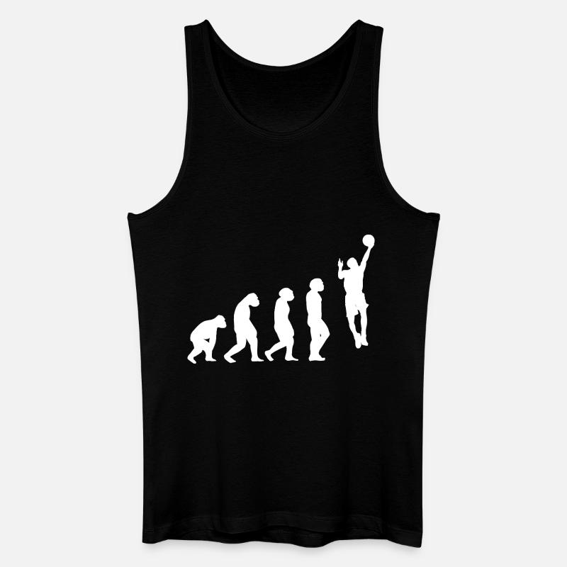 Joueurs de basket-ball Evolution Basketball - Débardeur bio Homme - noir