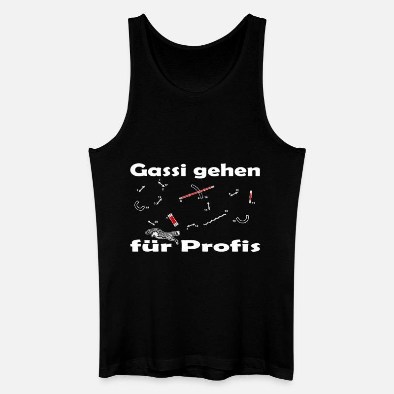 Agility Parcurs - Männer Bio Tank Top - Schwarz