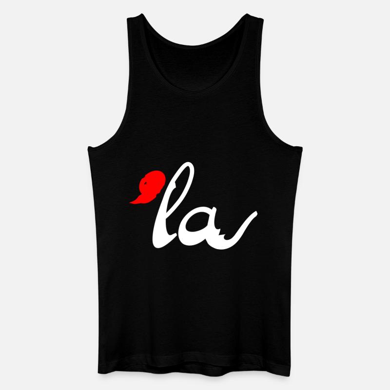 Comma La - Männer Bio Tank Top - Schwarz