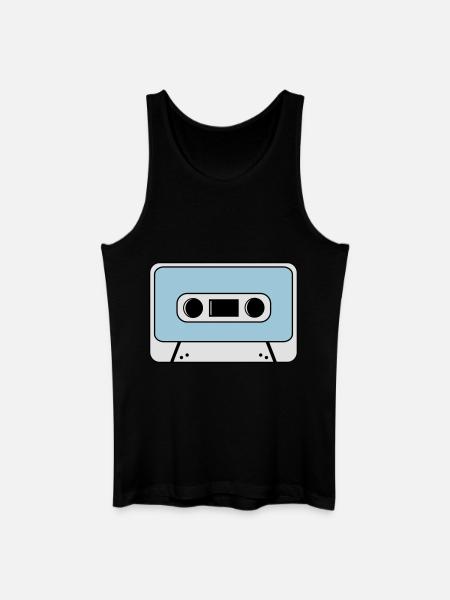cassette - Débardeur bio Homme - noir