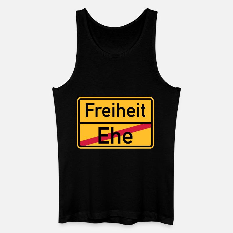 Scheidung - Männer Bio Tank Top - Schwarz