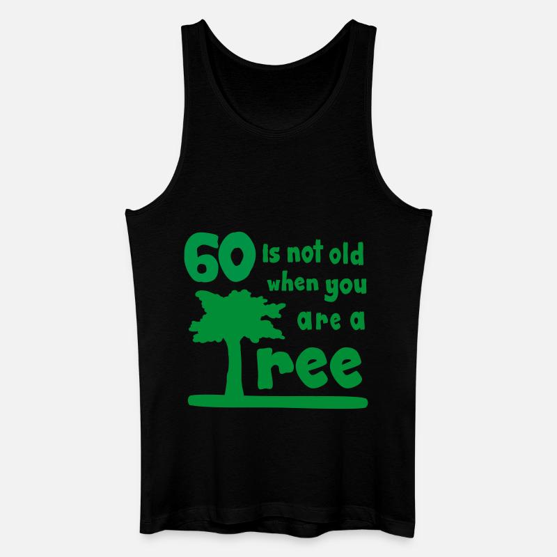 60 - Männer Bio Tank Top - Schwarz