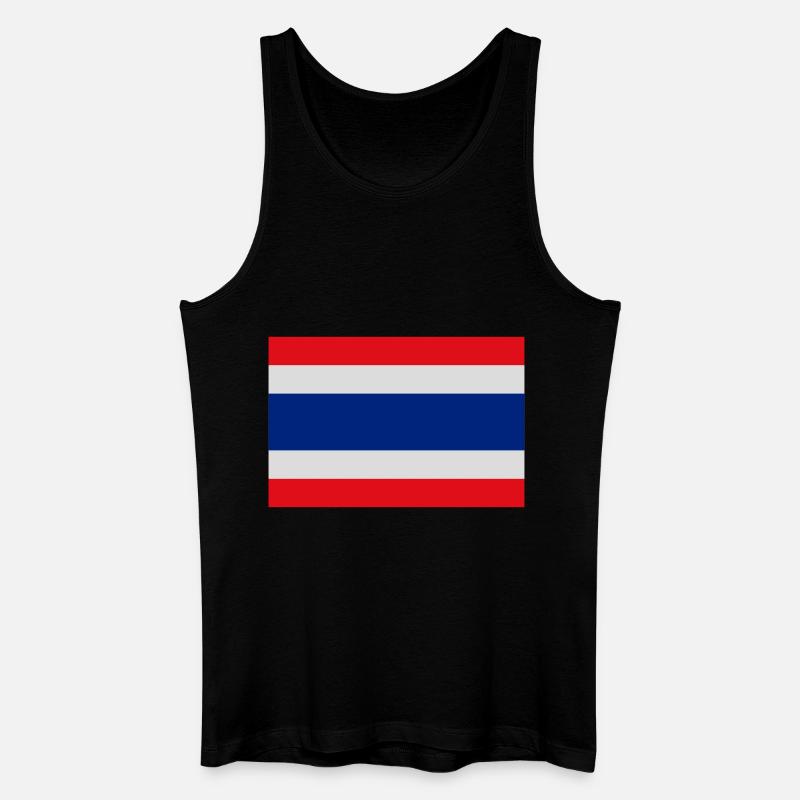 Thailand - Männer Bio Tank Top - Schwarz