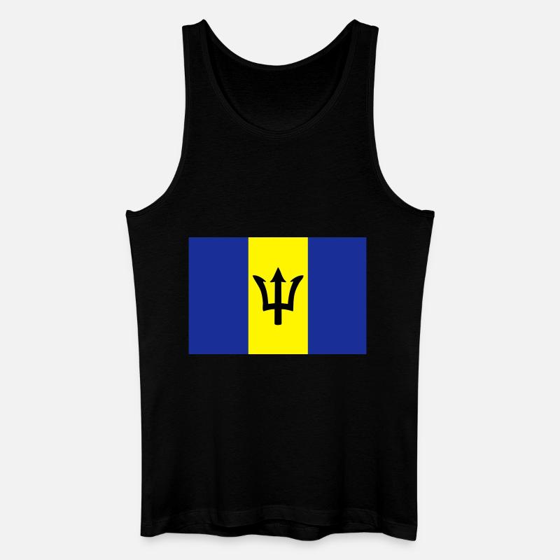 barbados - Männer Bio Tank Top - Schwarz