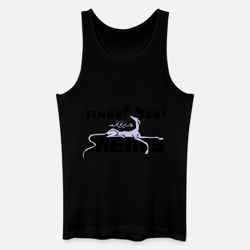 Meins - Männer Bio Tank Top - Schwarz