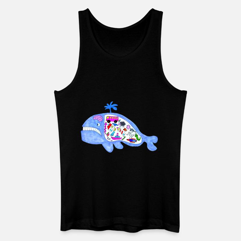 Wal Dinge - Männer Bio Tank Top - Schwarz
