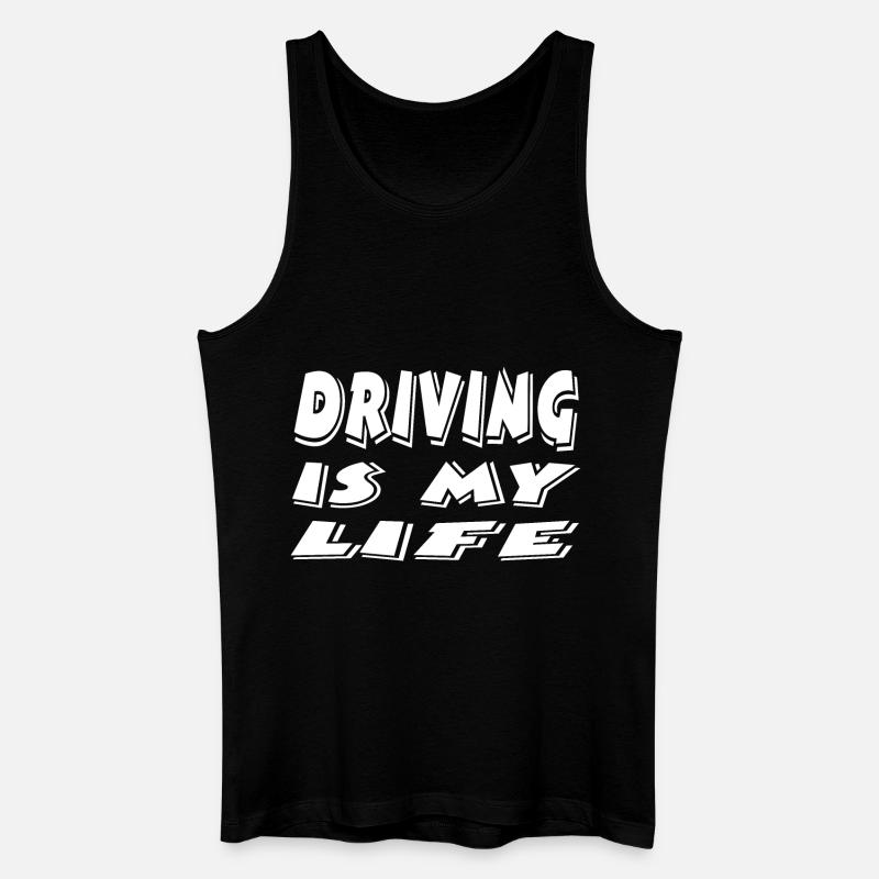 Auto - Männer Bio Tank Top - Schwarz