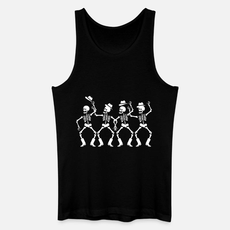 Linedance - Männer Bio Tank Top - Schwarz