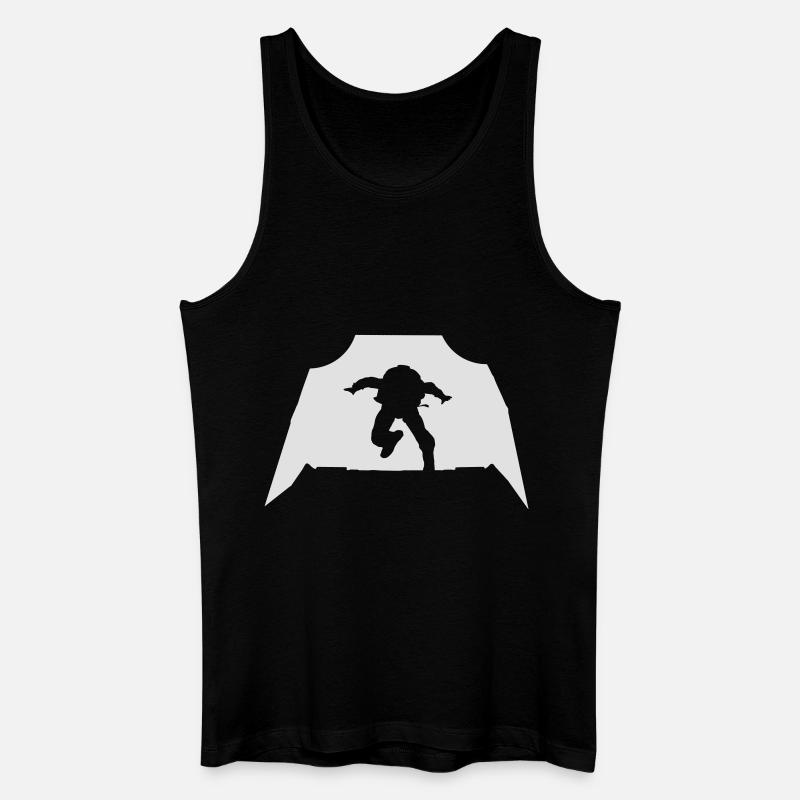 Skydiving - Fallschirmspringen - Männer Bio Tank Top - Schwarz