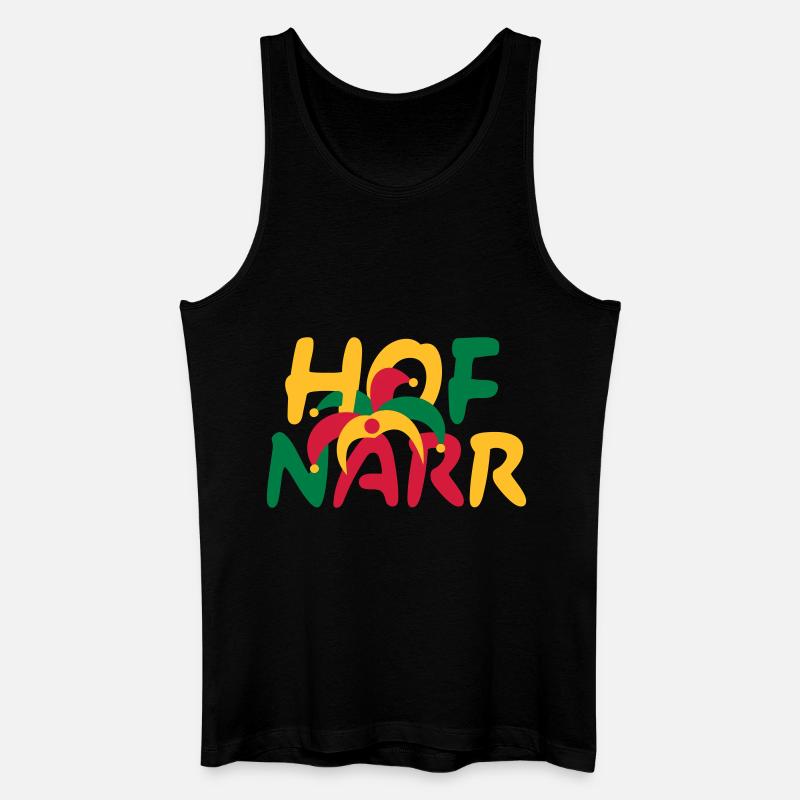 HOFNARR - Männer Bio Tank Top - Schwarz