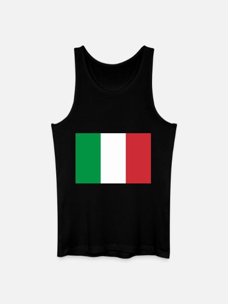 Flag Italy / Italian flag - Men’s Organic Tank Top - black