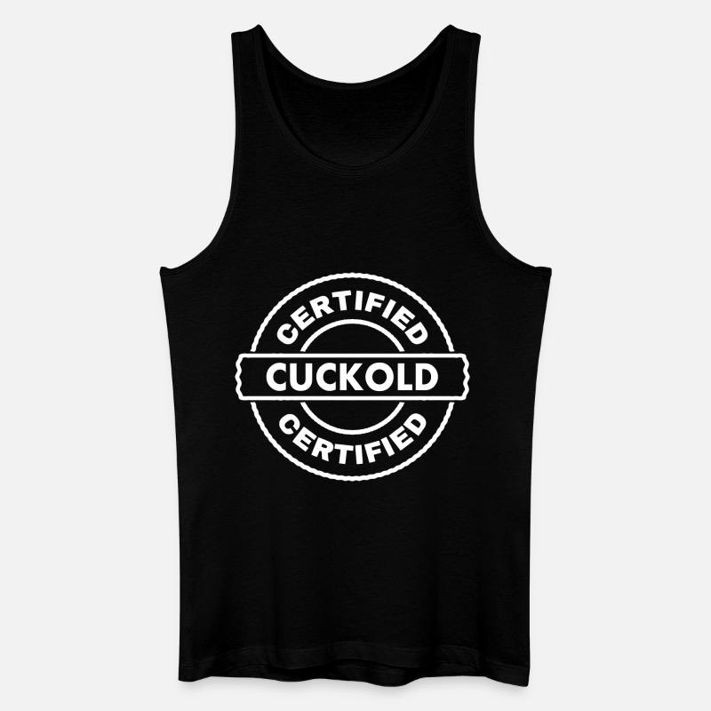 certified cuckold - Männer Bio Tank Top - Schwarz