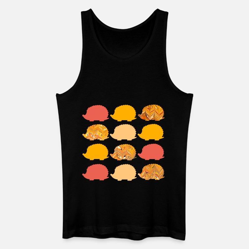 12 igel e 266 - Männer Bio Tank Top - Schwarz
