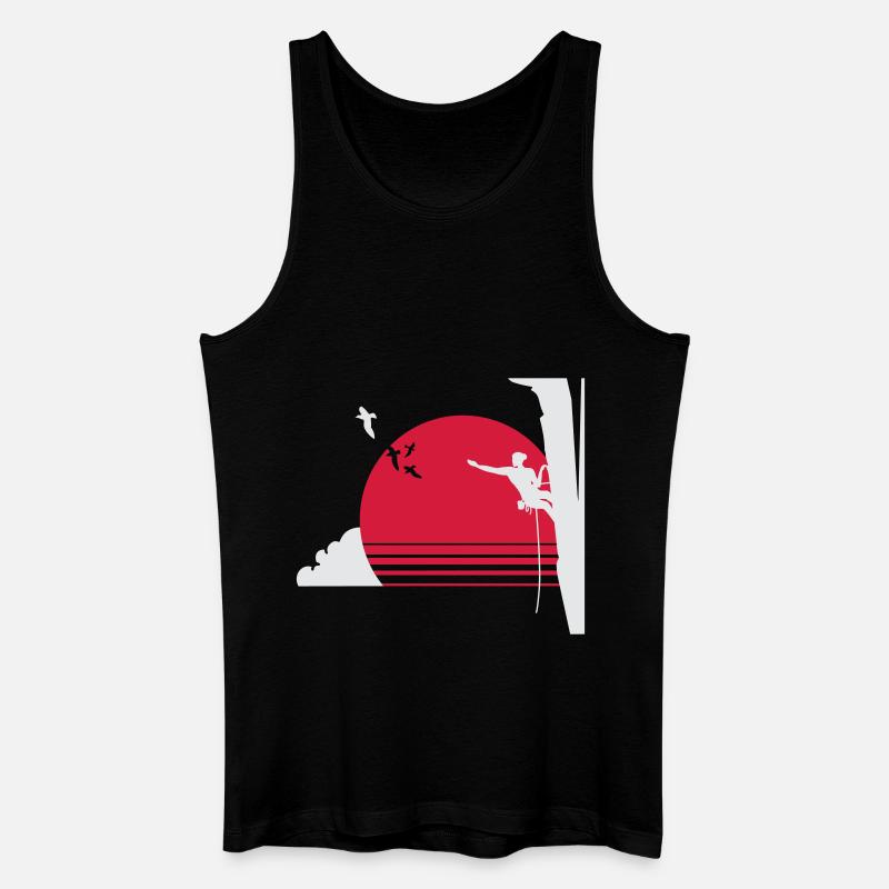 Climber - Männer Bio Tank Top - Schwarz