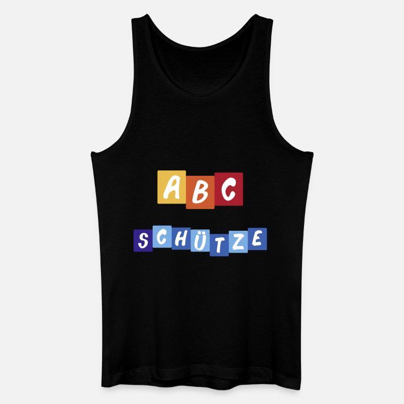 ABC Schütze - Männer Bio Tank Top - Schwarz