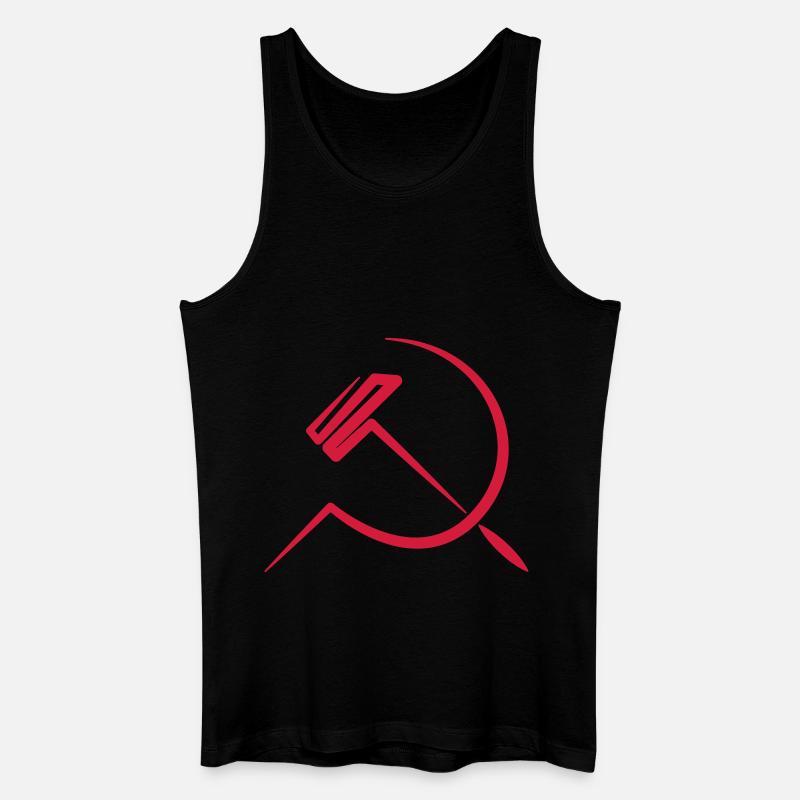 hammer & sichel - Männer Bio Tank Top - Schwarz