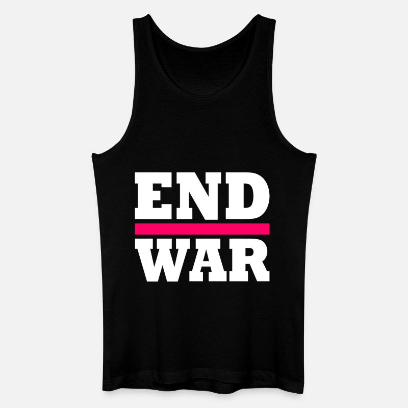 End war - Männer Bio Tank Top - Schwarz