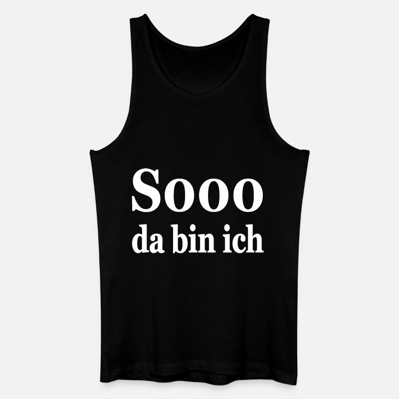 Party - Männer Bio Tank Top - Schwarz