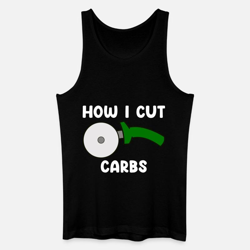 Pizza - Männer Bio Tank Top - Schwarz