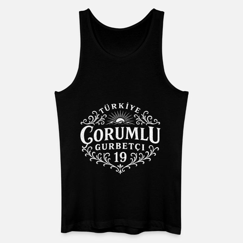 Corum - Männer Bio Tank Top - Schwarz