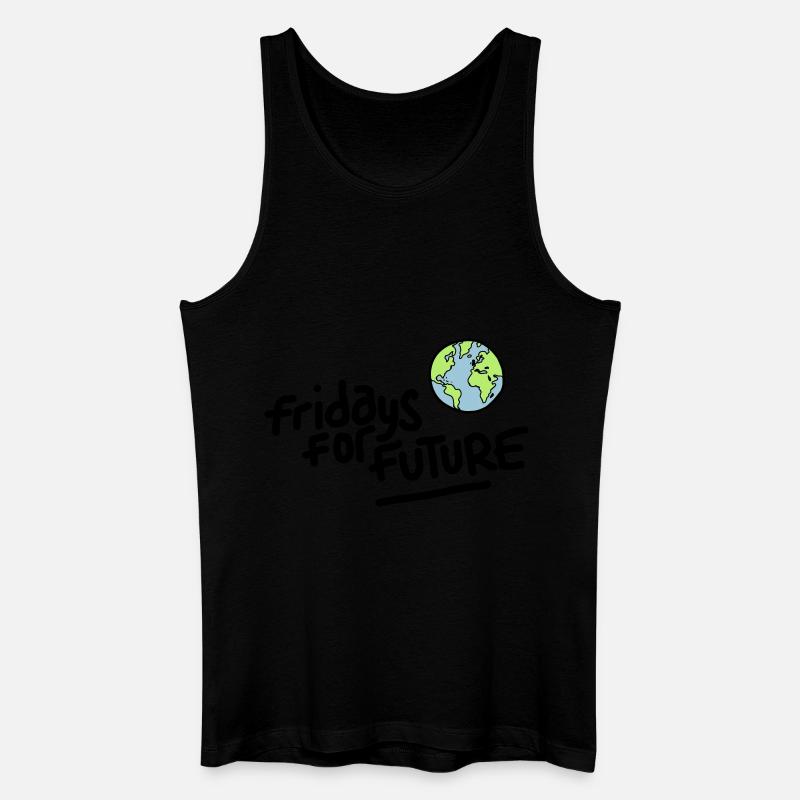 Fridays for Future - Männer Bio Tank Top - Schwarz