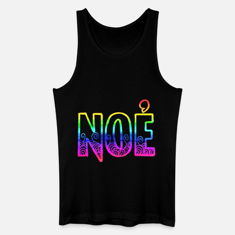 noe rs regenbogen - Männer Bio Tank Top - Schwarz