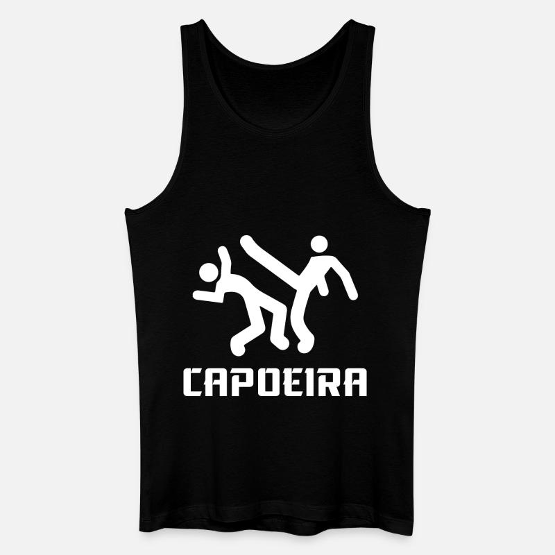 Capoeira - Männer Bio Tank Top - Schwarz