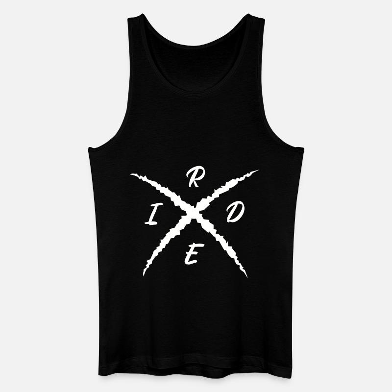 ride - Männer Bio Tank Top - Schwarz