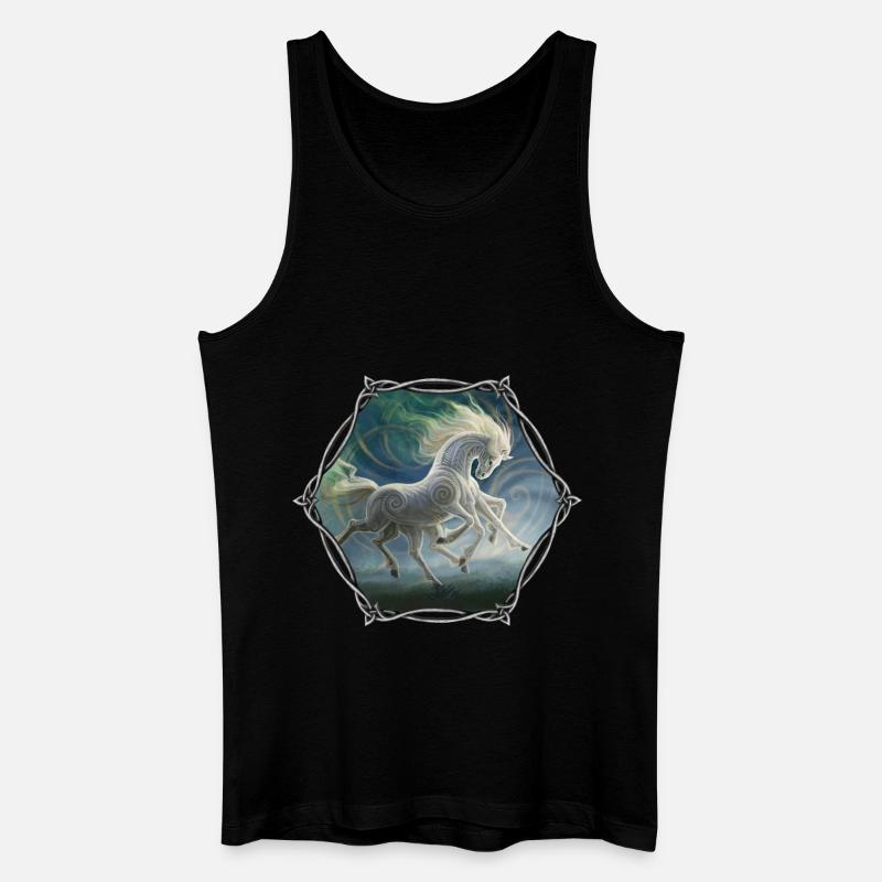 Sleipnir - Männer Bio Tank Top - Schwarz