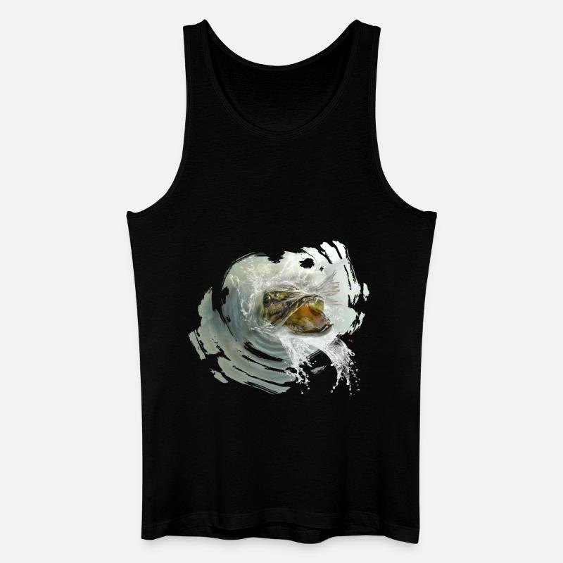 hecht karpfen zander fish - Männer Bio Tank Top - Schwarz