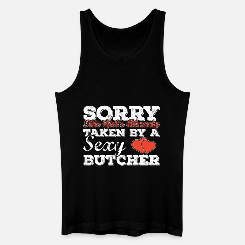 Butcher - Männer Bio Tank Top - Schwarz