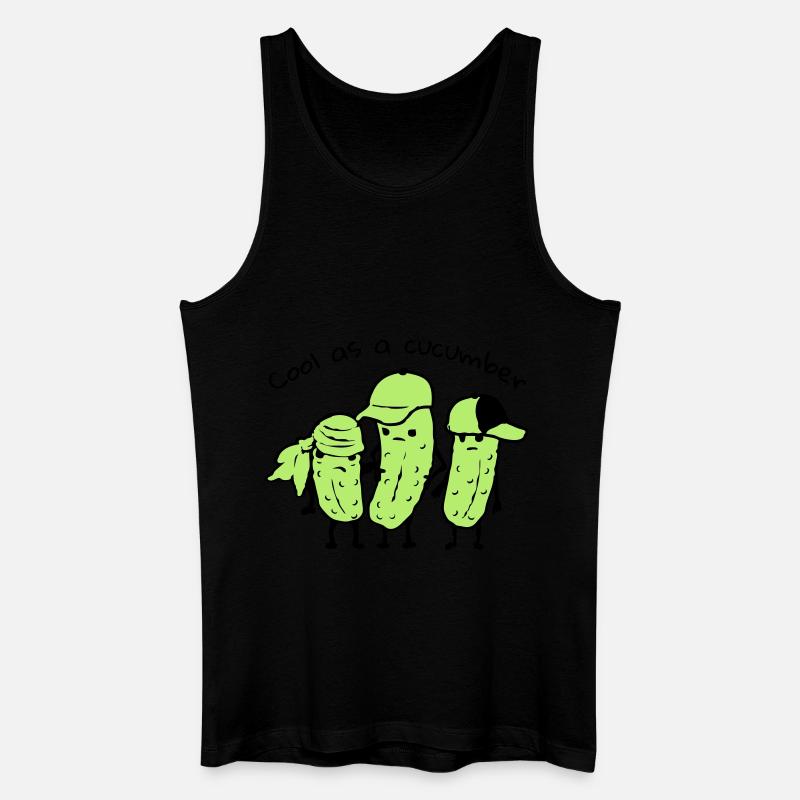 cool as a cucumber - Men’s Organic Tank Top - black