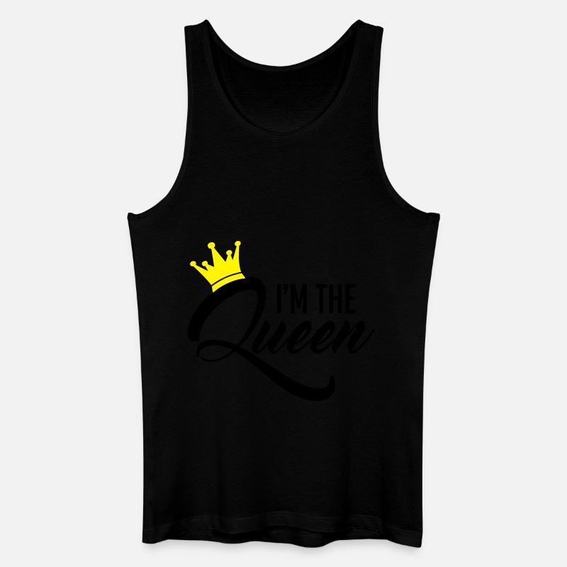 I'm the Queen - Männer Bio Tank Top - Schwarz