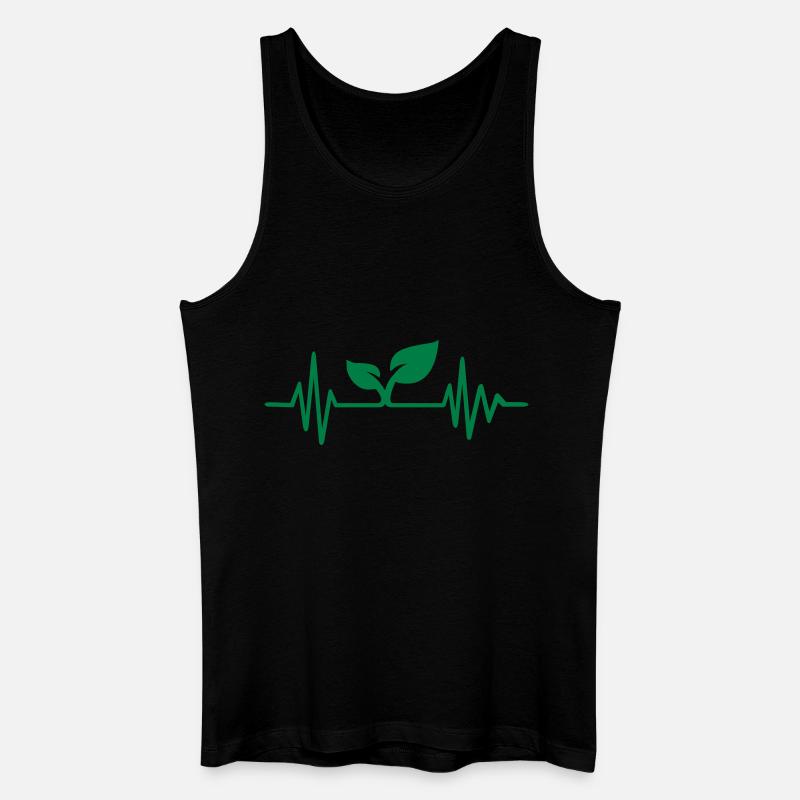 Vegan - Männer Bio Tank Top - Schwarz