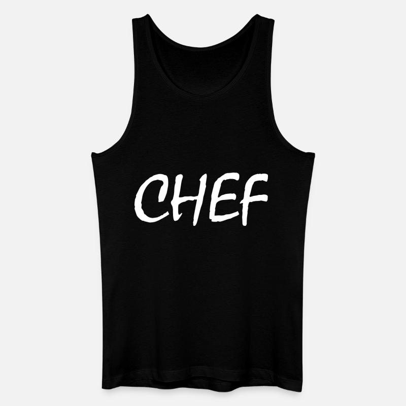 Chef - Männer Bio Tank Top - Schwarz