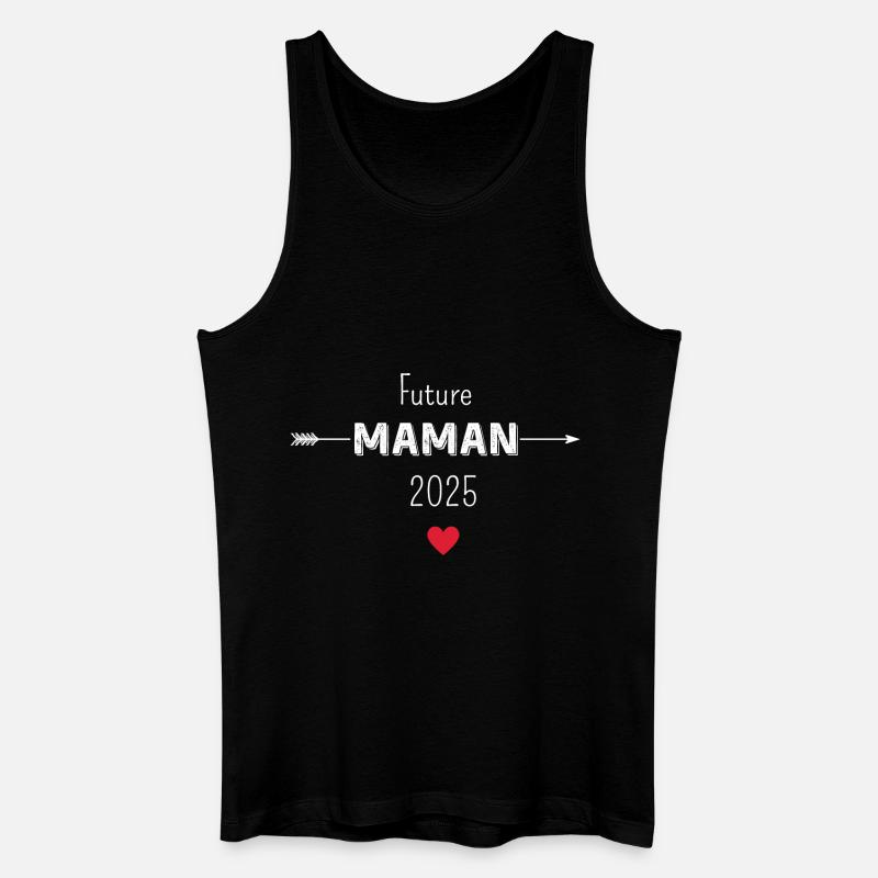 Werdende Mama 2025 - Männer Bio Tank Top - Schwarz