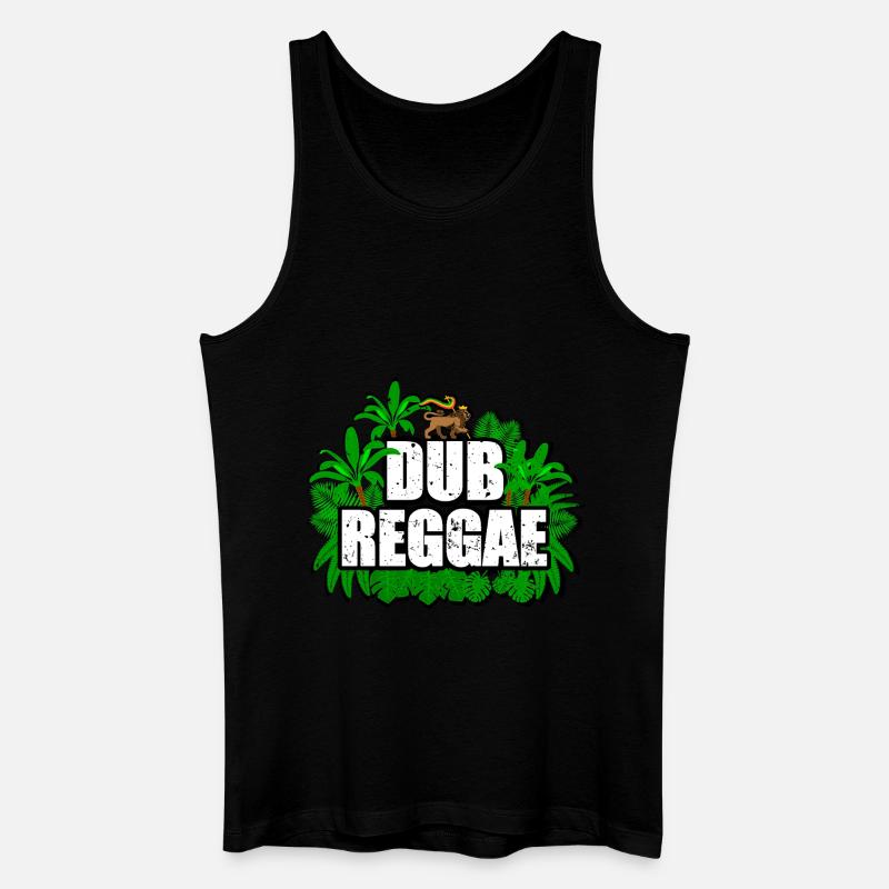 Reggae Dub - Männer Bio Tank Top - Schwarz