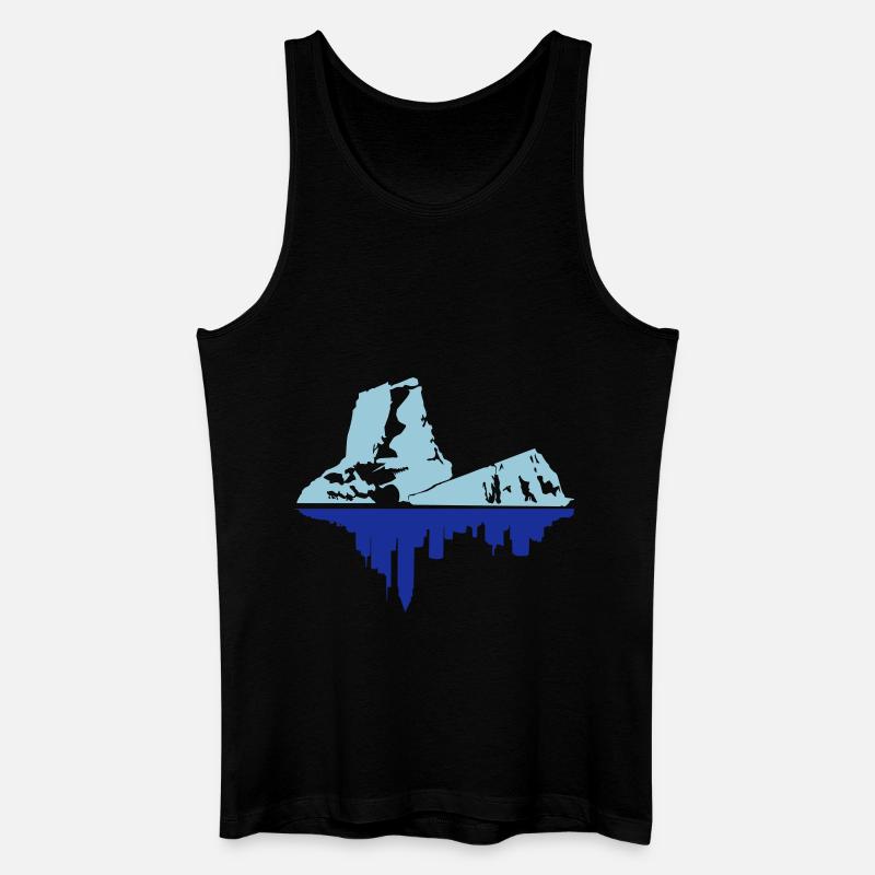 Eisberg - Männer Bio Tank Top - Schwarz