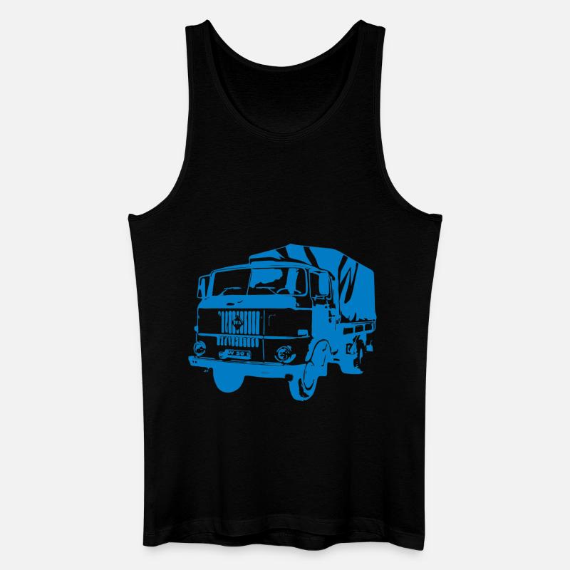 W50 Pritsche IFA LKW - Männer Bio Tank Top - Schwarz