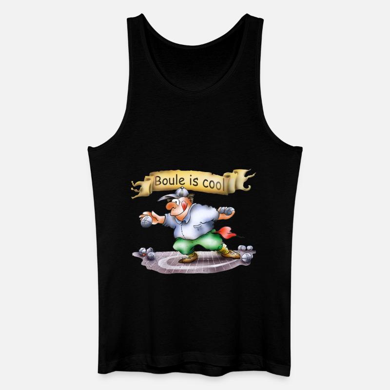 Boule - Männer Bio Tank Top - Schwarz