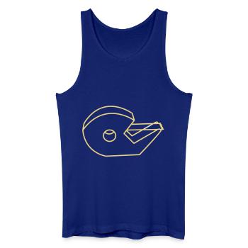 tape - Men’s Organic Tank Top - royal blue - Front