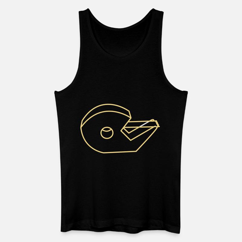 tesa - Männer Bio Tank Top - Schwarz