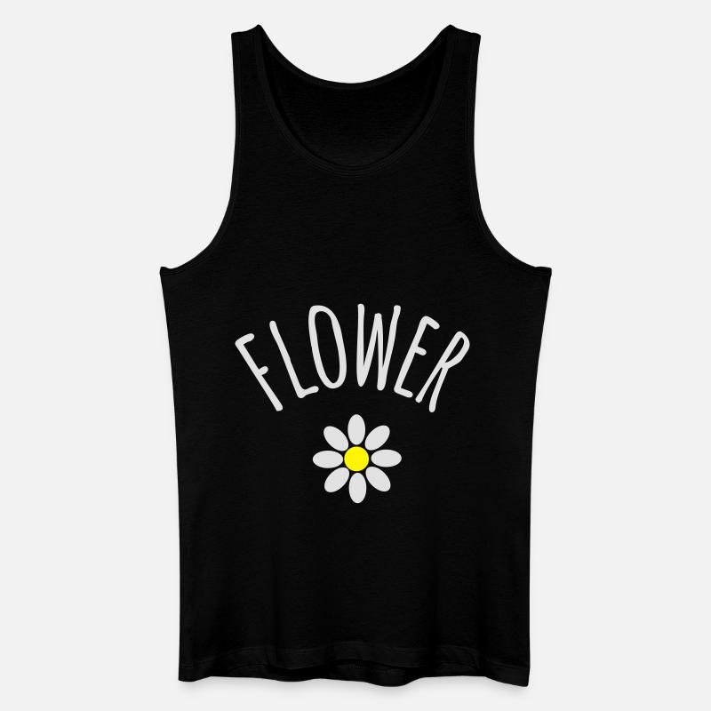 Flower Nickname - Männer Bio Tank Top - Schwarz