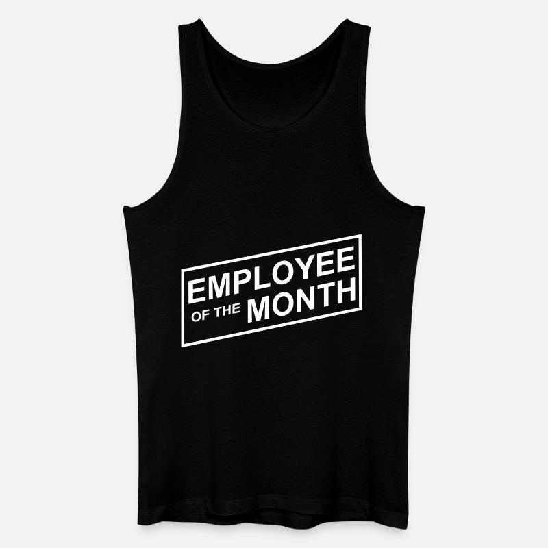Mitarbeiter des Monats - Männer Bio Tank Top - Schwarz