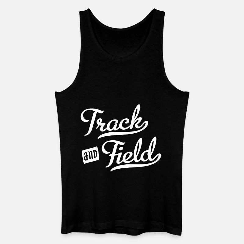 Leichtathletik - Männer Bio Tank Top - Schwarz